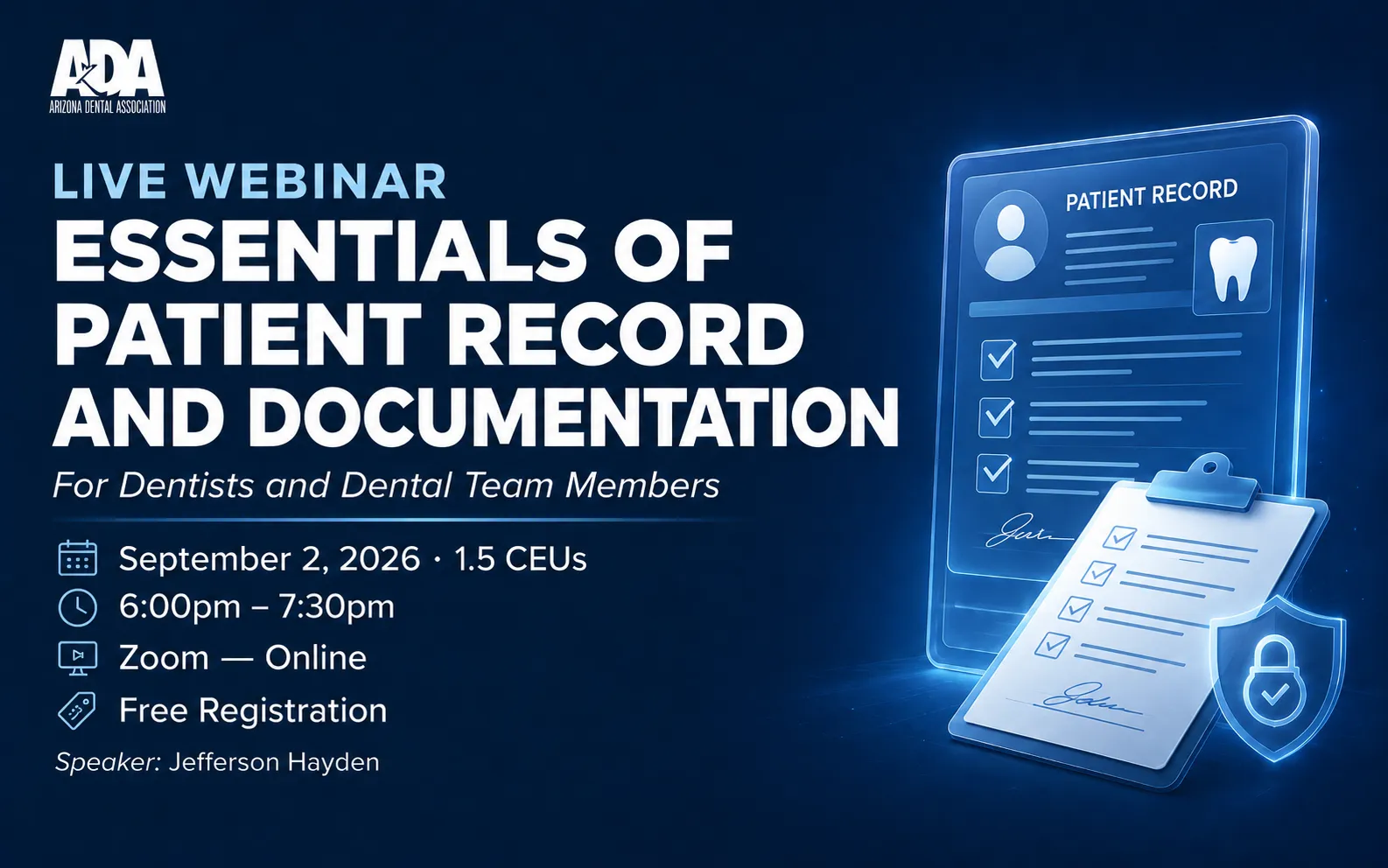 Live Webinar: Essentials of Patient Record and Documentation