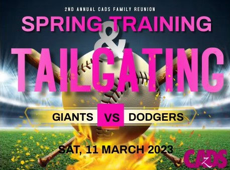 Spring Training & Tailgating : 2nd Annual CADS Family Reunion